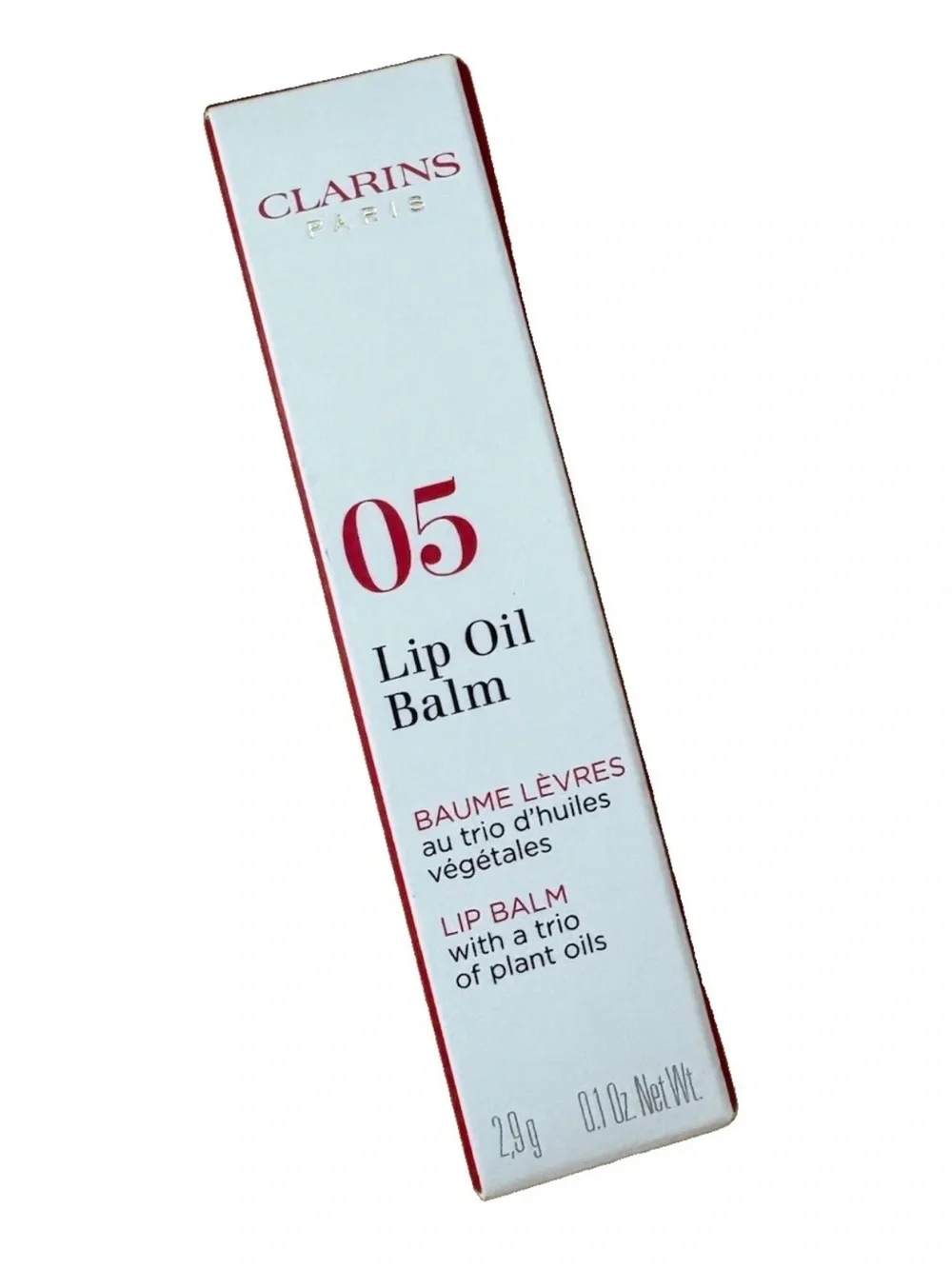 NIB CLARINS Peptide Plumping Lip Oil Balm 05 CHERRY 0.1oz